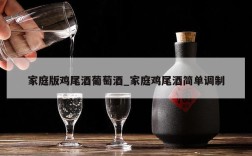 家庭版鸡尾酒葡萄酒_家庭鸡尾酒简单调制